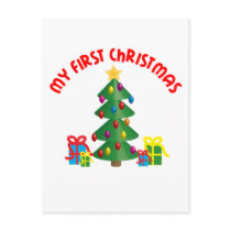 My First Christmas Postcards