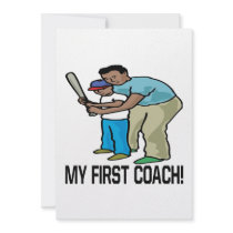 My First Coach Personalized Invitations