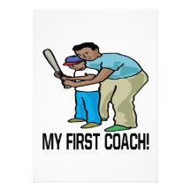 My First Coach Personalized Invitations