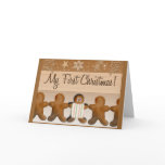 My first Gingerbread Christmas Greeting Card