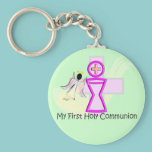 My First Holy Communion Chalice and Angel keychains