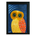 My First Owl Painting cards