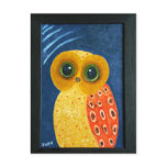 My First Owl Painting postcards