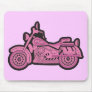 My First Pink Motorcycle Mouse Pads