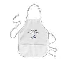 My First Soccer Season (Hockey Sticks) Aprons