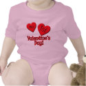 My First Valentine's Day Tshirt for Baby