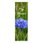 My Flower Beautiful Blue Cornflower bookmark pack