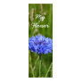 My Flower Beautiful Blue Cornflower bookmark pack