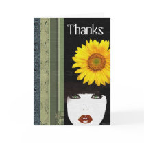My Flower Hat Card