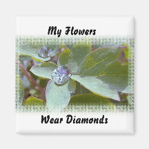 My Flowers, Wear Diamonds Magnets