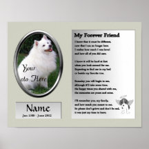My Forever Friend Pet Memorial - Dog Posters