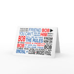 My Friend Bob cards