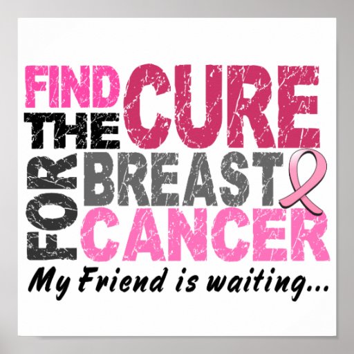 My Friend Is Waiting Breast Cancer Print