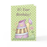 My Garden Grows Birthday Card