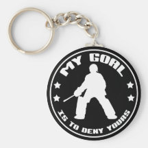 My Goal, Field Hockey Goalie Keychain