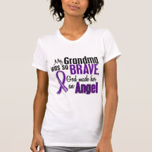 My Grandma Is An Angel Pancreatic Cancer Tee Shirt