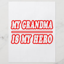 My Grandma Is My Hero Flyers