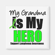 My Grandma is My Hero Fridge Magnets