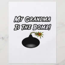 My Grandma Is The Bomb Flyer