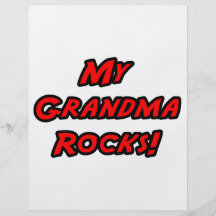 My Grandma Rocks Personalized Flyer