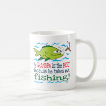 My Grandpa Takes Me Fishing Mug