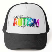 My Grandson My Hero - Autism Trucker Hats