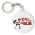 My Grill My Rules keychains