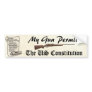 "My Gun Permit" Bumper Stickers