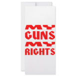 My Guns My Rights rack cards