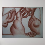 My Hands, Epi's Feet Print