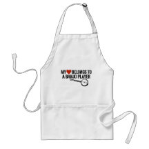 My Heart Banjo Player Apron