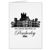 My Heart Belongs At Pemberley Greeting Card