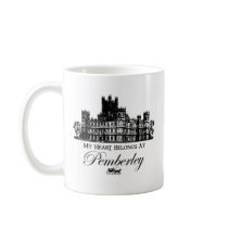 My Heart Belongs At Pemberley Mugs