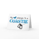 My heart belongs to a Coastie Cards