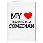 My Heart Belongs To A COMEDIAN cards