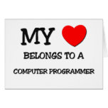 My Heart Belongs To A COMPUTER PROGRAMMER cards