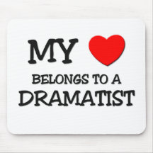 My Heart Belongs To A DRAMATIST Mousemats