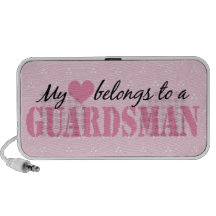 My Heart Belongs To A Guardsman Travelling Speaker