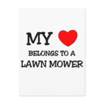 My Heart Belongs To A LAWN MOWER