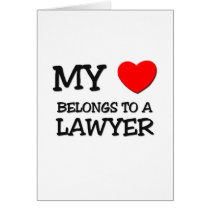 My Heart Belongs To A LAWYER
