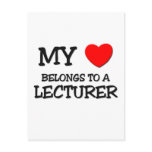 My Heart Belongs To A LECTURER postcards