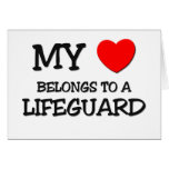 My Heart Belongs To A LIFEGUARD cards