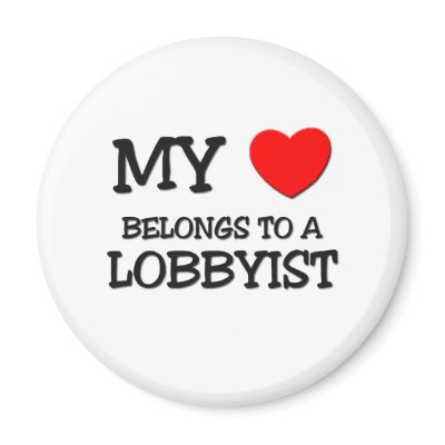 My Heart Belongs To A LOBBYIST Fridge Magnet by professions