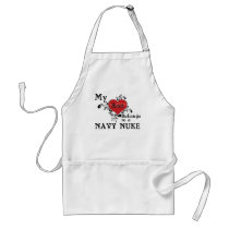 My Heart Belongs to a Navy Nuke Aprons
