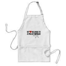 My Heart Belongs to a Policeman Apron