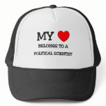 My Heart Belongs To A POLITICAL SCIENTIST hats