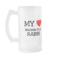 My Heart Belongs To A RABBI Mug