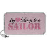My Heart Belongs To A Sailor Travel Speakers