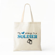 My heart belongs to a Soldier Bag