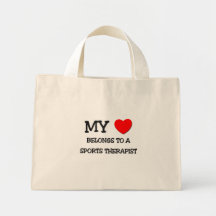 My Heart Belongs To A SPORTS THERAPIST Canvas Bag